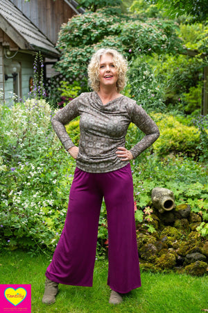 Priscilla Sweater - retro groen- warme viscose