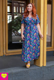 Marylin jurkje van rayon – maxi jurk- Granada Every day dress Tantilly 