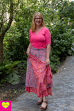 Zijden rok- unieke prints gemixt! -Jasmina skirt Tantilly 