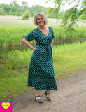 Marylin jurkje van rayon – maxi jurk- dots Every day dress Tantilly 