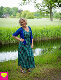 Marylin jurkje van rayon – maxi jurk- dots Every day dress Tantilly 