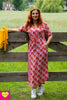 Marylin jurkje van rayon – maxi jurk- bloemetjes Every day dress Tantilly 