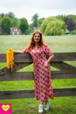 Marylin jurkje van rayon – maxi jurk- bloemetjes Every day dress Tantilly 