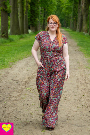 Anastasia jumpsuit - Susan goes retro- rayon
