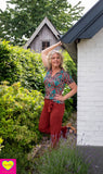 Elin top -viscose- retro circle shirt Tantilly 