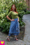 Zijden rok- unieke prints gemixt! - Venice