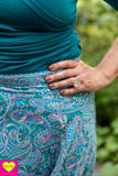 Zijden rok- unieke prints gemixt! -pastel skirt Tantilly 