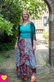 Zijden rok- unieke prints gemixt! - Lubiana