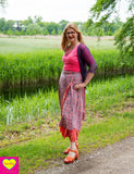 Zijden rok- unieke prints gemixt! -Jasmina skirt Tantilly 