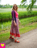Zijden rok- unieke prints gemixt! -Jasmina skirt Tantilly 