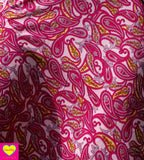 Zijden rok - Arizona - twee prints gemixt- wikkelrok skirt Tantilly 