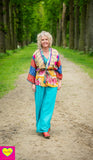 zachte zijde kimono - summer love- one of a kind! kimono Tantilly 