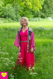 zachte zijde kimono - happy summer- one of a kind! kimono Tantilly 