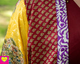 zachte zijde kimono - late summer- one of a kind! kimono Tantilly 