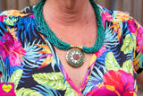 Zoe raya jurk -korte mouwen - viscose- Cartegena Made by tantilly tantilly 