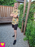 New new new - happy-vibe Man shirt-ananas Man shirt Tantilly 