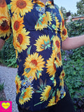 New new new - happy-vibe Man shirt- sun flower Man shirt Tantilly 