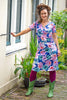 Zoe dress- short sleeves - lotus zen Made by tantilly tantilly 