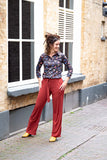 Tantilly's Ultimate pants - casual & chique- rusty orange pants Tantilly 