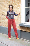 Tantilly's Ultimate pants - casual & chique- rusty orange pants Tantilly 