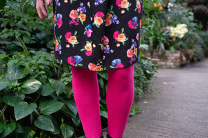 Legging bright pink - viscose stretch - made by tantilly Legging Tantilly 