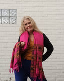 Haia warme najaarsjaal - pink Scarves Tantilly 