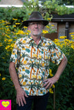 Nieuw! - mannenoverhemd rayon-ananas Man shirt Tantilly 