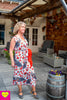 Nila jurk- rayon - zo trots als een pauw - zomercollectie van Tantilly Every day dress Tantilly 