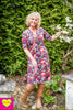 Natasja jurk- vrolijke lente retro style- rubi bloem Dresses Tantilly 