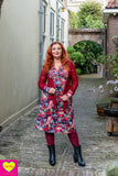 Malaika vestje- bordeaux- multifunctioneel vestje! cardigan Tantilly 