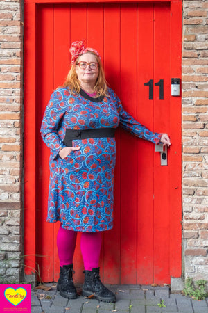 Peggy jurk  - vrolijke jurk met zakken - retro bella