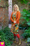 Mila dress - viscose- jungle vibes Tantilly 