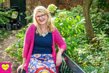 Malaika vestje- felroze - multifunctioneel vestje! cardigan Tantilly 