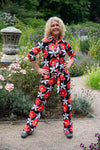 Classic dames suit - lilou shirt + belize pants- Cambridge in flowers Buy the look Tantilly 