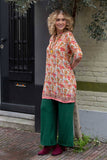 Retro tunic dress- made by Tantilly - west sunset - silkmix Tunic Tantilly 