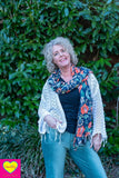 Tantilly's rayon sjaal - bloemenpracht Scarves Tantilly 