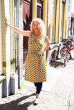 Lot dress - tantilly's summer sleeveless collection - retro yellow flower high summer clothes Tantilly 