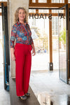 Tantilly's Ultimate pants - casual & chique- red pants Tantilly 