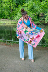 Tantilly classic scarf- butterfly pastel Scarves Tantilly 