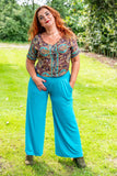 Nova pants- Tantilly's new all-year pants- sea blue pants Tantilly 