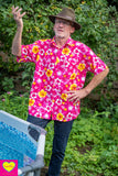 Nieuw! - mannenoverhemd- hola hola roze