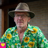 Nieuw! - mannenoverhemd- hola hola groen