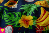 Nieuw! - mannenoverhemd- dragon fruit donkerblauw