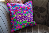 Pillow cover embroidery - cotton - bella blue gift Tantilly 