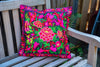 Pillow cover embroidery - cotton - kora lotus gift Tantilly 