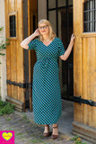 Marylin jurkje van rayon – maxi jurk- dots Every day dress Tantilly 