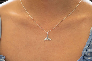 Hummingbird necklace / pendant - 925 sterling silver jewelry Tantilly 