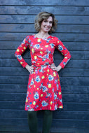 Sophia dress - red poppy garden Every day dress Tantilly 