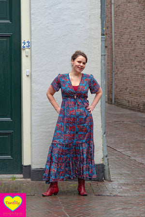 Boho maxi jurk- gemaakt door Tantilly - gila