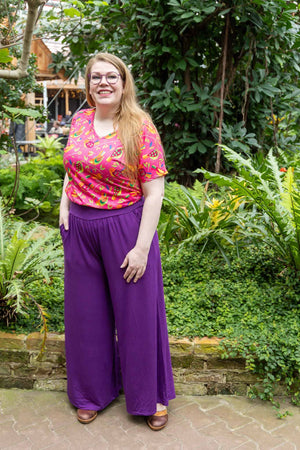 Nova pants- Tantilly's new all-year pants- sweet purple